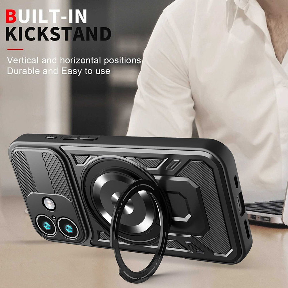 Funda para Apple iPhone 17, Techsuit, RuggedCam, Negra