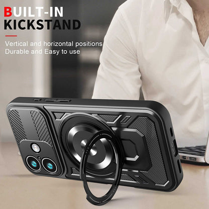 Funda para Apple iPhone 17, Techsuit, RuggedCam, Negra