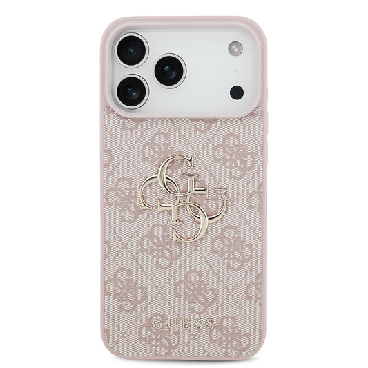 Funda para Apple iPhone 18 Pro / 17 Pro, Guess, 4G Big Logo, Rosa
