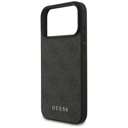 Case for Apple iPhone 18 Pro / 17 Pro, Guess, 4G Classic Logo, Black