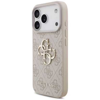 Funda para Apple iPhone 18 Pro / 17 Pro, Guess, 4G Classic Logo con Correa, Rosa