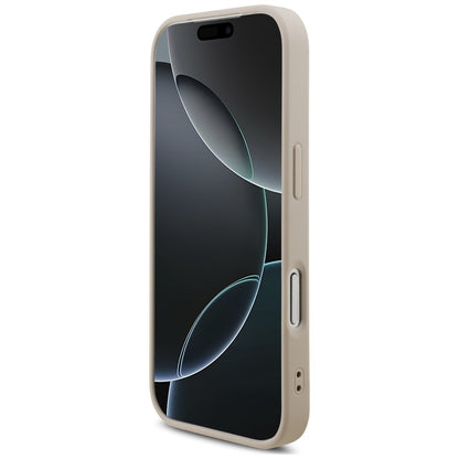 Funda para Apple iPhone 18 Pro / 17 Pro, Guess, 4G Classic Logo con Correa, Rosa