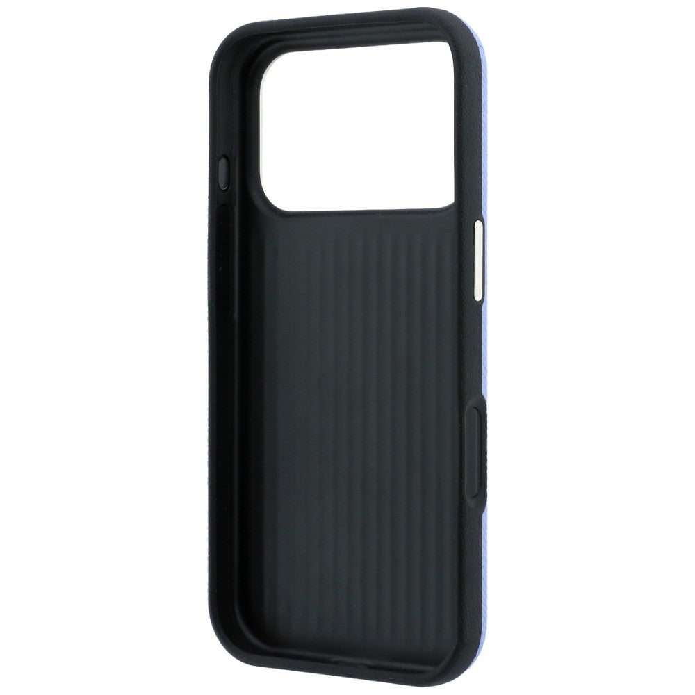 Funda para Apple iPhone 18 Pro / 17 Pro, Guess, Logo Grande de Resina Granulada, Azul