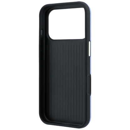 Funda para Apple iPhone 18 Pro / 17 Pro, Guess, Logo Grande de Resina Granulada, Azul