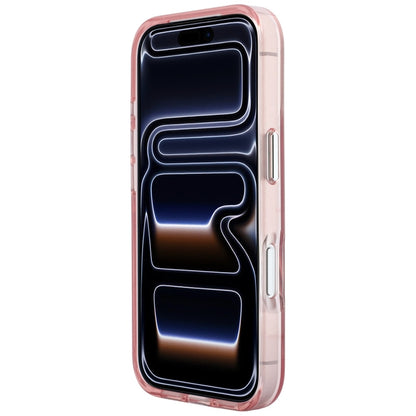 Funda para Apple iPhone 18 Pro / 17 Pro, Karl Lagerfeld, IML Gran Logo de Resina con Marco Metálico, Rosa