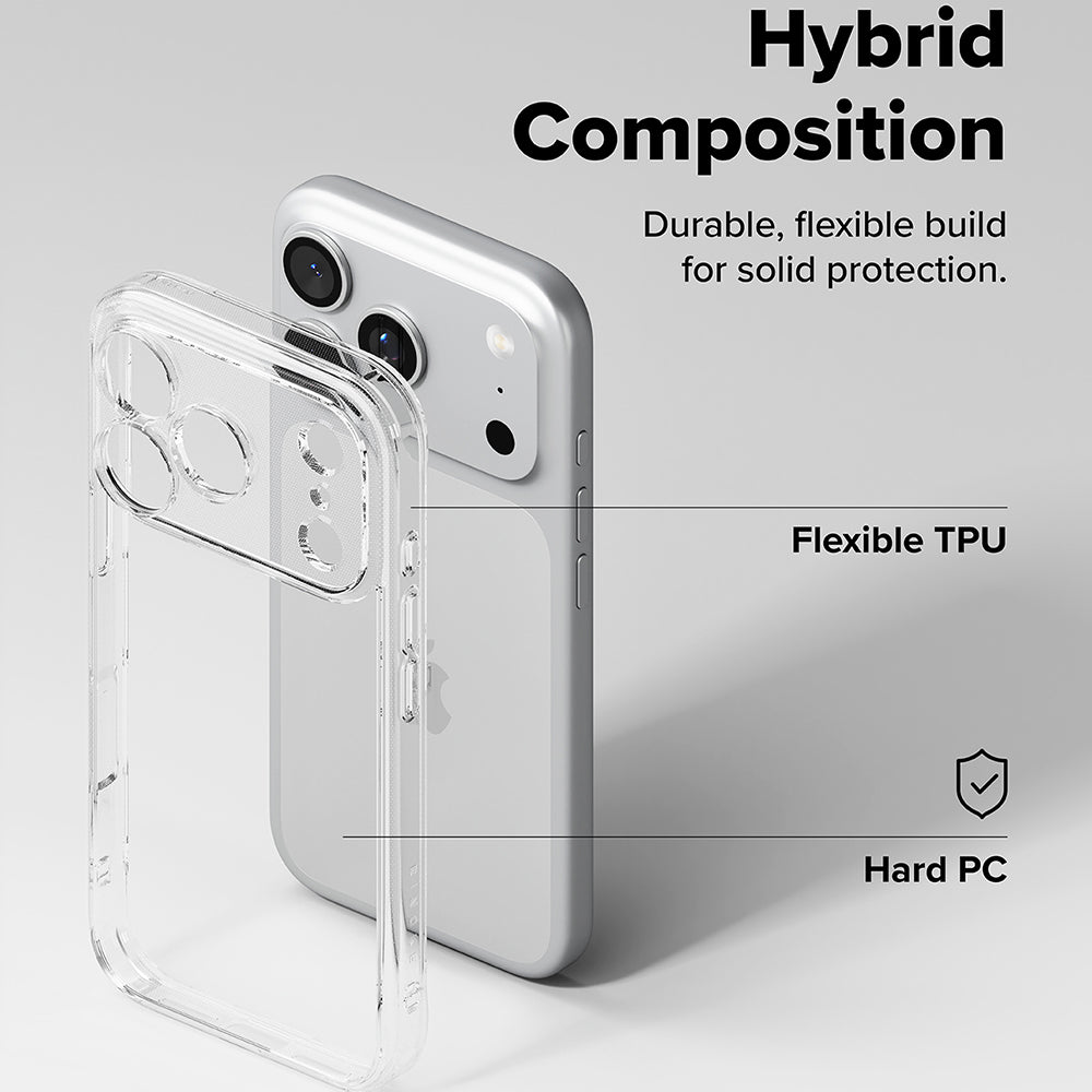 Funda para Apple iPhone 18 Pro / 17 Pro, Ringke, Fusion, Transparente