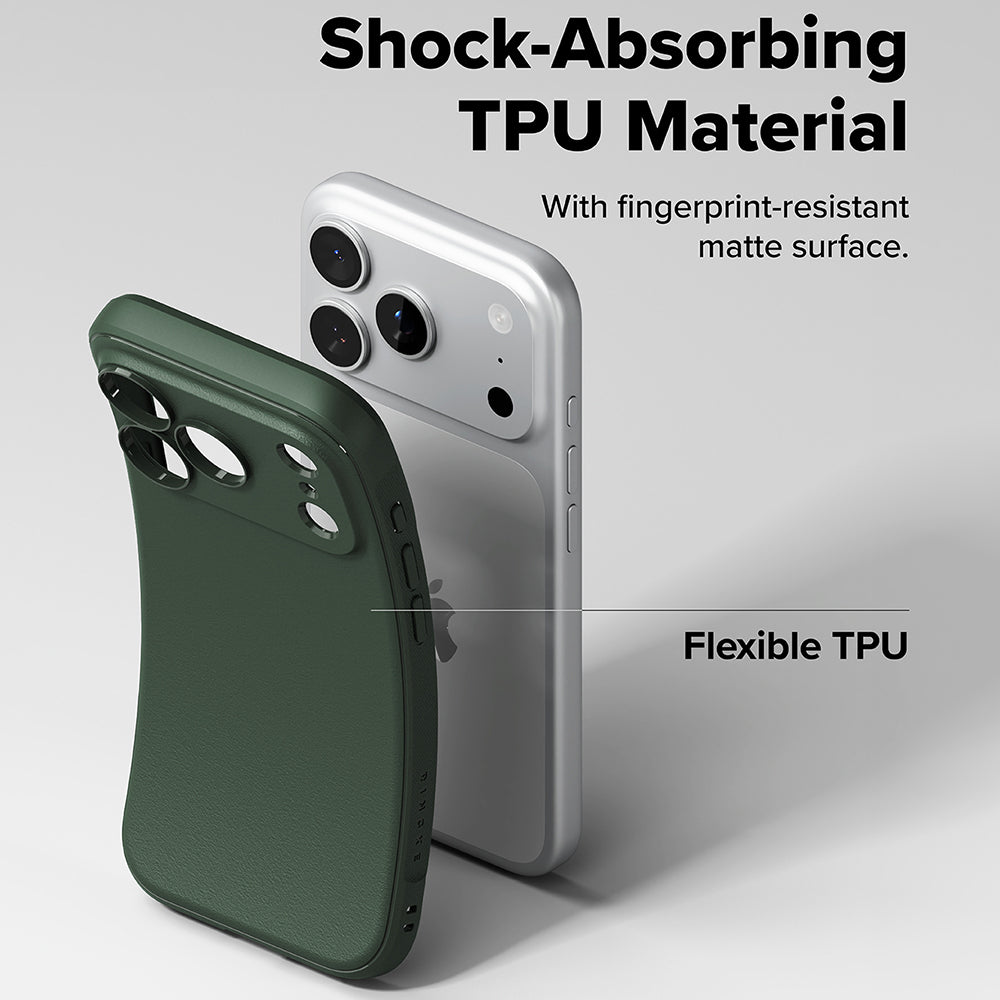 Funda para Apple iPhone 18 Pro / 17 Pro, Ringke, Onyx, Verde Oscuro