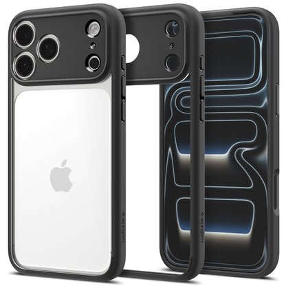 Funda para Apple iPhone 18 Pro / 17 Pro, Spigen, Ultra Hybrid, Negra Mate ACS12154