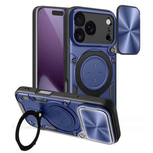 Funda para Apple iPhone 18 Pro / 17 Pro, Techsuit, CamGuard Pro, Azul