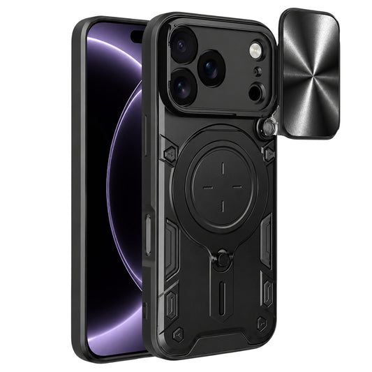 Funda para Apple iPhone 18 Pro / 17 Pro, Techsuit, CamGuard Pro, Negra