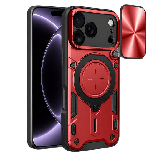 Funda para Apple iPhone 18 Pro / 17 Pro, Techsuit, CamGuard Pro, Roja