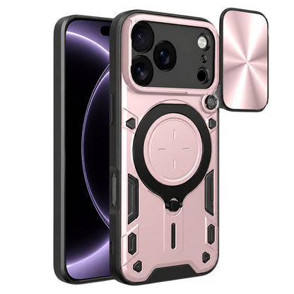 Funda para Apple iPhone 18 Pro / 17 Pro, Techsuit, CamGuard Pro, Rosa Dorado
