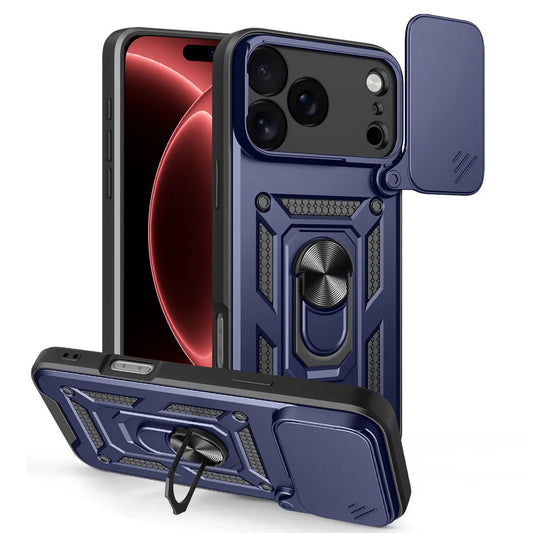 Funda para Apple iPhone 18 Pro / 17 Pro, Techsuit, CamShield, Azul