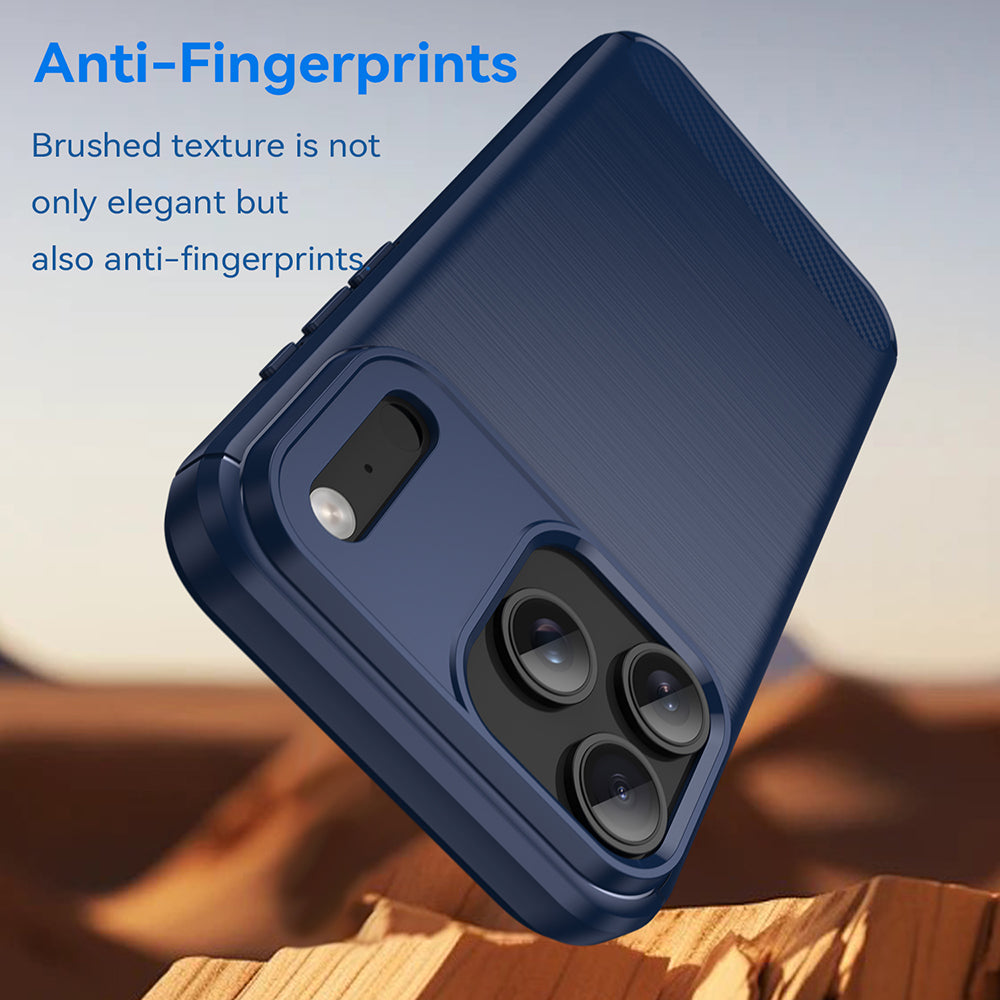 Funda para Apple iPhone 18 Pro / 17 Pro, Techsuit, Carbono, Azul