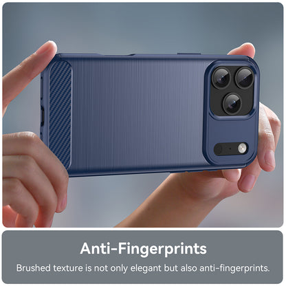 Funda para Apple iPhone 18 Pro / 17 Pro, Techsuit, Carbono, Azul