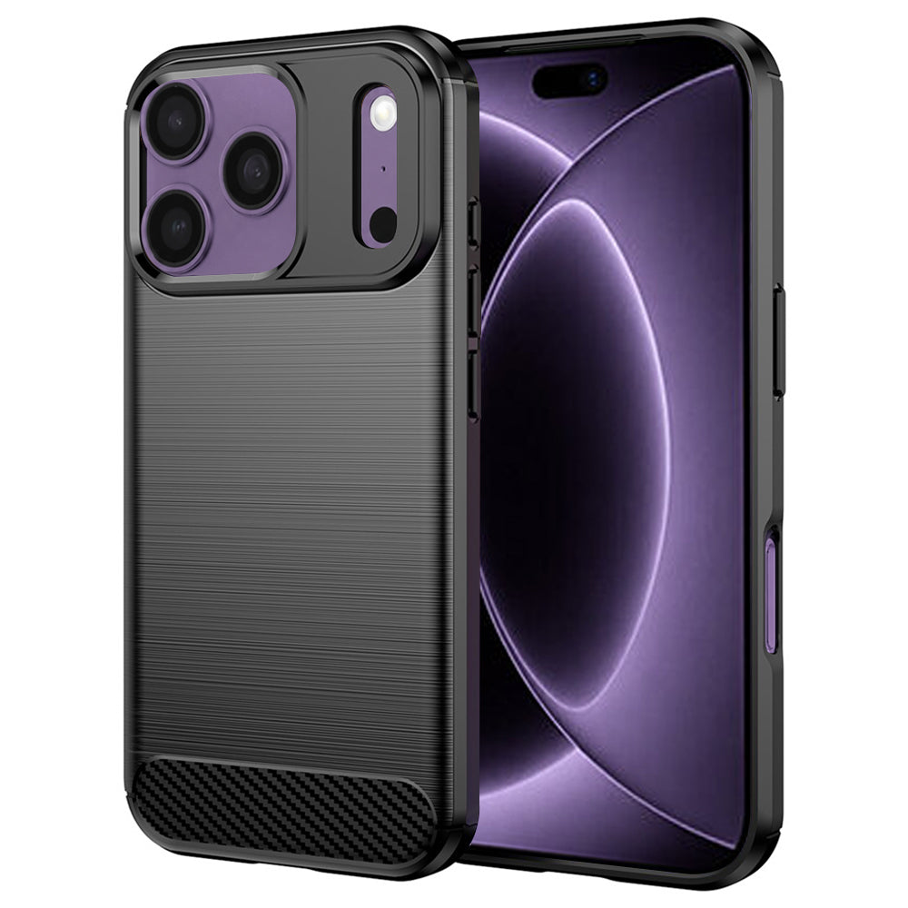 Funda para Apple iPhone 18 Pro / 17 Pro, Techsuit, Carbono, Negra