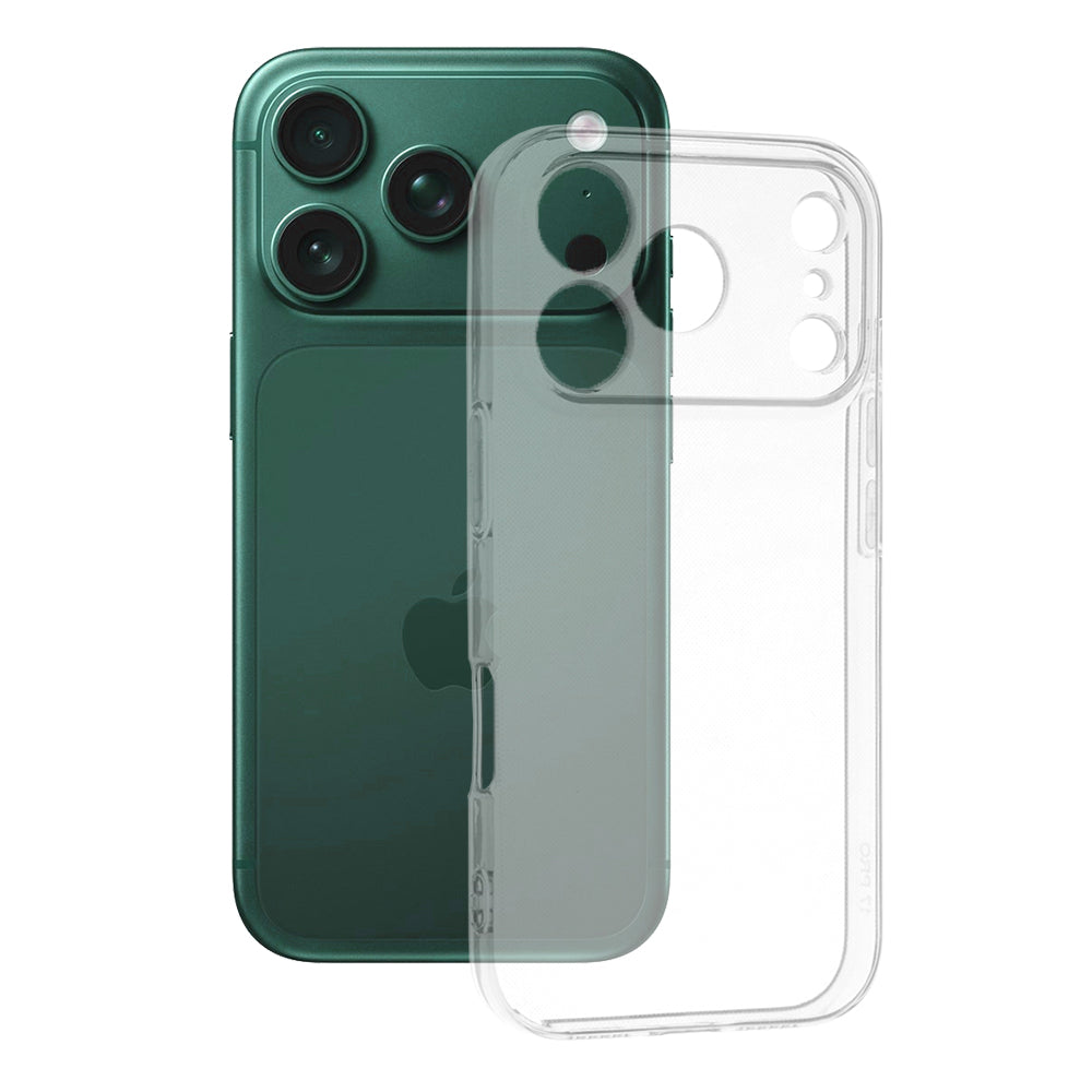 Funda para Apple iPhone 18 Pro / 17 Pro, Techsuit, Clara, Transparente