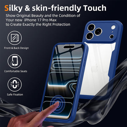 Case for Apple iPhone 18 Pro / 17 Pro, Techsuit, ColorVerse 360, Blue