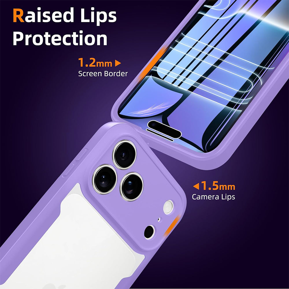Funda para Apple iPhone 18 Pro / 17 Pro, Techsuit, ColorVerse 360, Morado