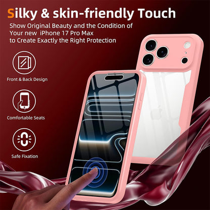 Case for Apple iPhone 18 Pro / 17 Pro, Techsuit, ColorVerse 360, Pink