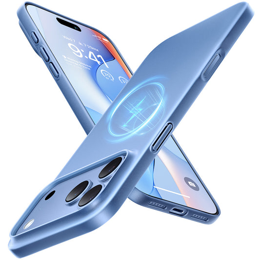 Funda MagSafe para Apple iPhone 18 Pro / 17 Pro, Torras, OriginFit, Azul
