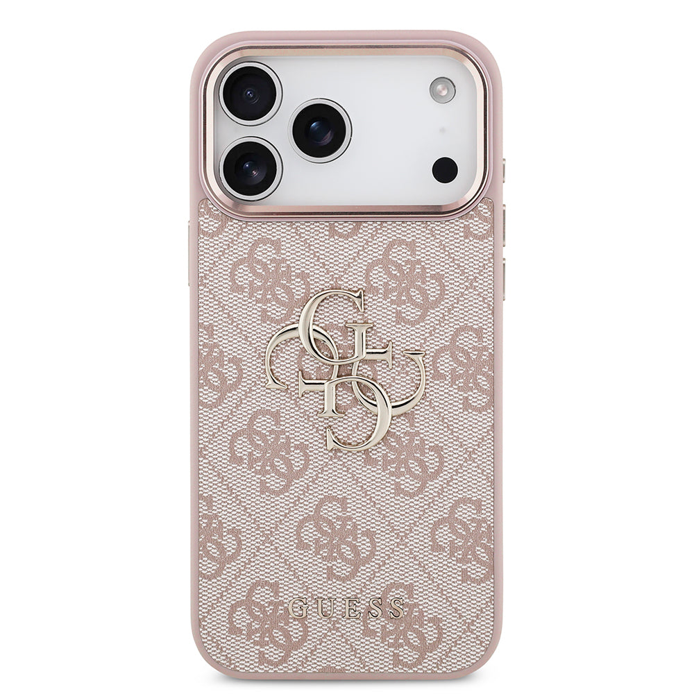 Funda para Apple iPhone 18 Pro Max / 17 Pro Max, Guess, 4G Big Classic Logo, Rosa