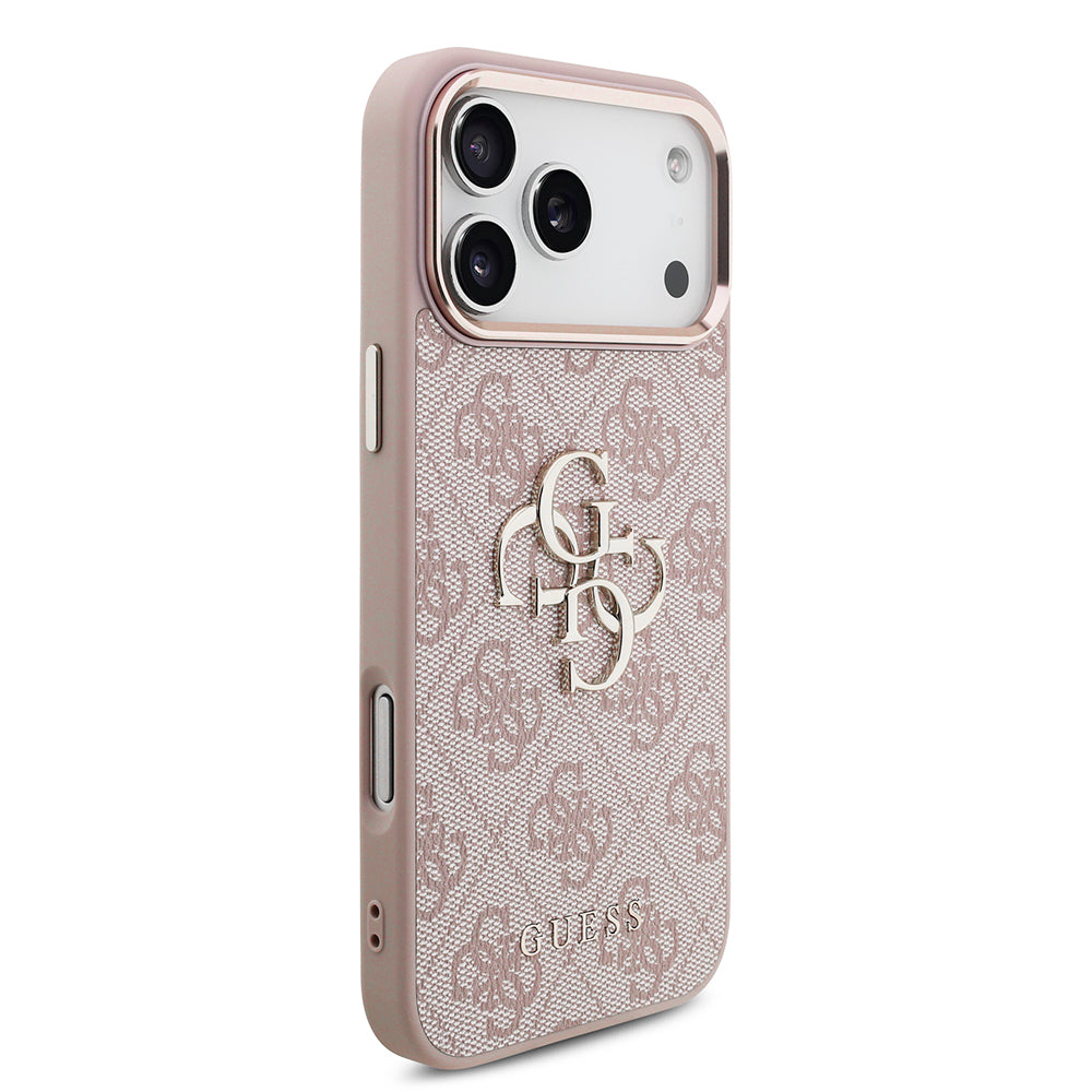 Funda para Apple iPhone 18 Pro Max / 17 Pro Max, Guess, 4G Big Classic Logo, Rosa