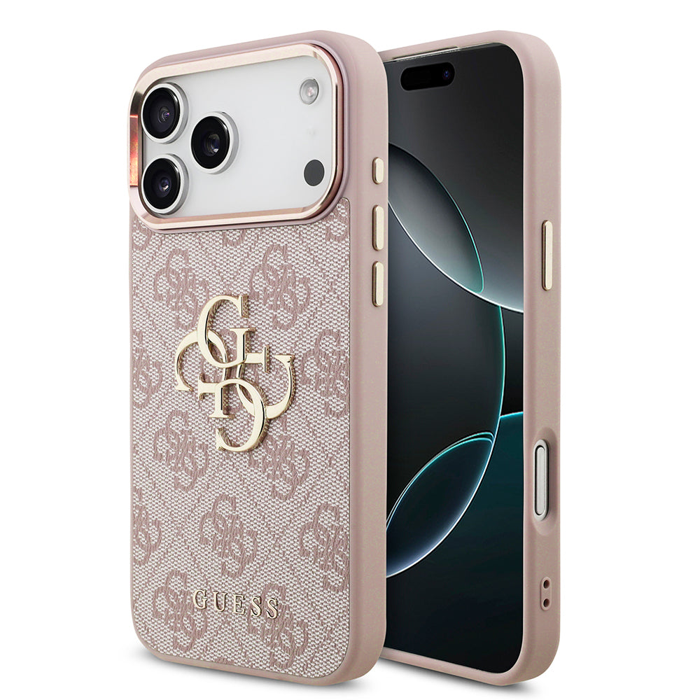 Funda para Apple iPhone 18 Pro Max / 17 Pro Max, Guess, 4G Big Classic Logo, Rosa