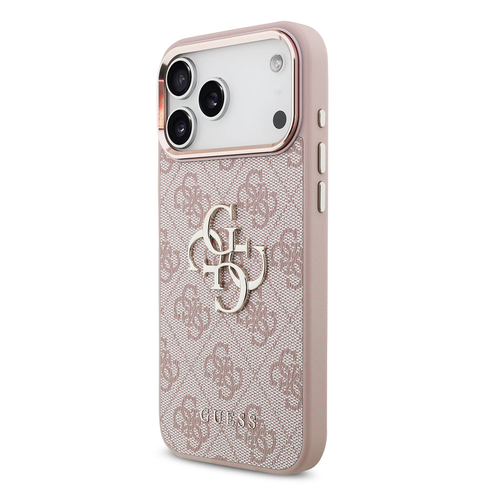 Funda para Apple iPhone 18 Pro Max / 17 Pro Max, Guess, 4G Big Classic Logo, Rosa
