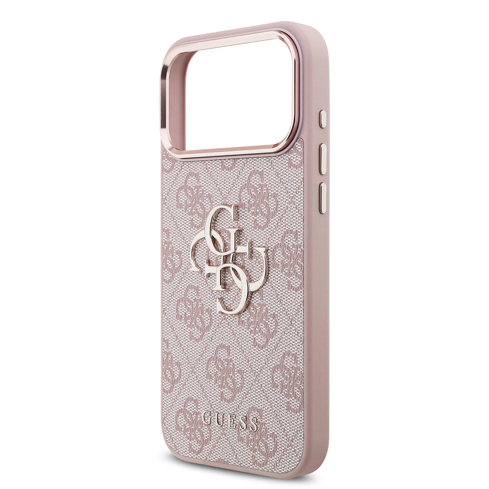 Funda para Apple iPhone 18 Pro Max / 17 Pro Max, Guess, 4G Big Classic Logo, Rosa