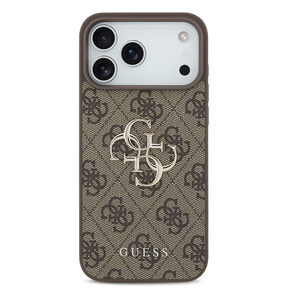 Funda para Apple iPhone 18 Pro Max / 17 Pro Max, Guess, 4G Big Logo, Marrón