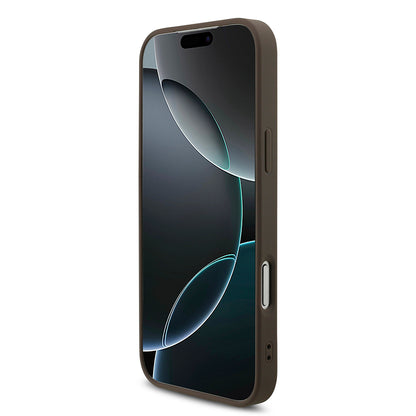 Funda para Apple iPhone 18 Pro Max / 17 Pro Max, Guess, 4G Big Logo, Marrón