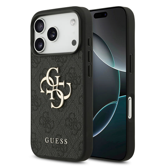 Funda para Apple iPhone 18 Pro Max / 17 Pro Max, Guess, 4G Big Logo, Negra