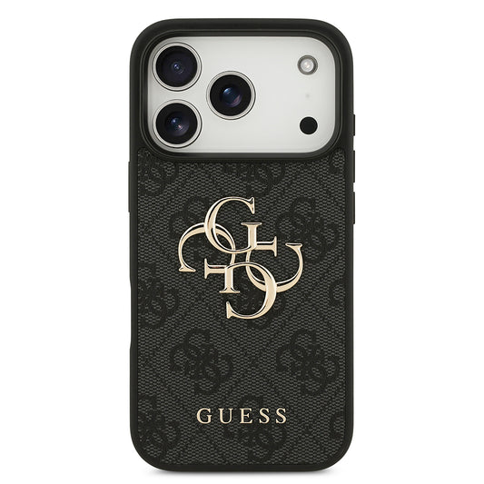 Funda para Apple iPhone 18 Pro Max / 17 Pro Max, Guess, 4G Big Logo, Negra