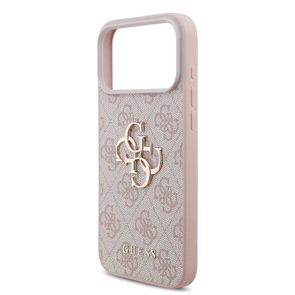 Funda para Apple iPhone 18 Pro Max / 17 Pro Max, Guess, 4G Big Logo, Rosa