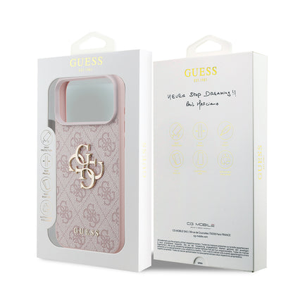 Funda para Apple iPhone 18 Pro Max / 17 Pro Max, Guess, 4G Big Logo, Rosa