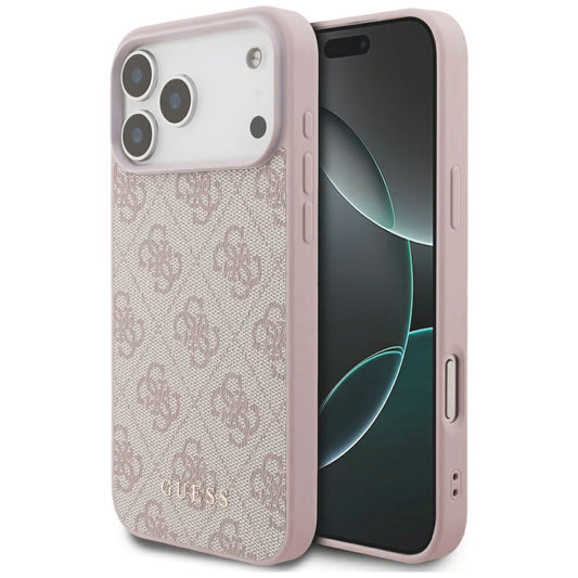 Funda para Apple iPhone 18 Pro Max / 17 Pro Max, Guess, 4G Classic Logo, Rosa