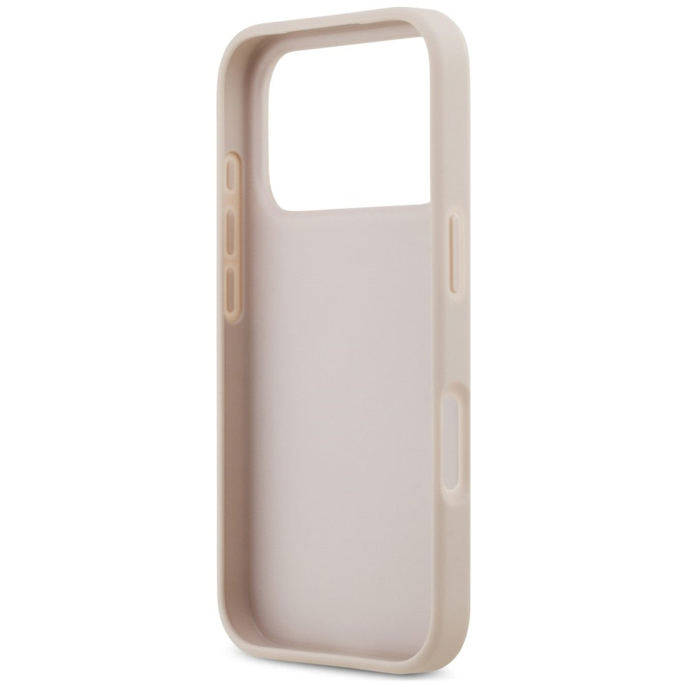 Funda para Apple iPhone 18 Pro Max / 17 Pro Max, Guess, 4G Double Card Triangle, rosa