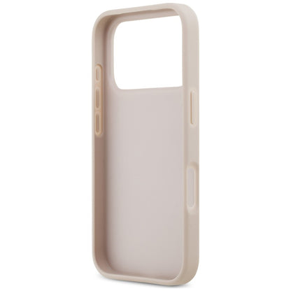 Funda para Apple iPhone 18 Pro Max / 17 Pro Max, Guess, 4G Double Card Triangle, rosa