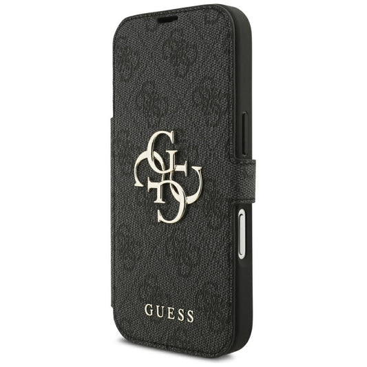 Funda para Apple iPhone 18 Pro Max / 17 Pro Max, Guess, Logo Metálico 4G, Negra