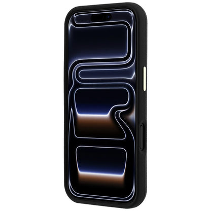 Funda para Apple iPhone 18 Pro Max / 17 Pro Max, Guess, Logo Grande de Resina Granulada, Negra