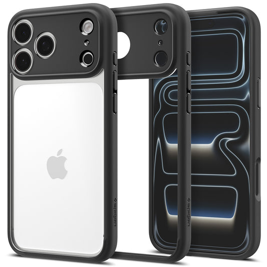 Funda para Apple iPhone 18 Pro Max / 17 Pro Max, Spigen, Ultra Hybrid, Negra Mate ACS12117