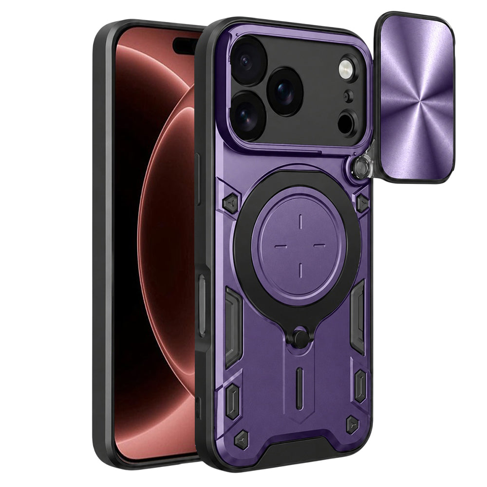 Funda para Apple iPhone 18 Pro Max / 17 Pro Max, Techsuit, CamGuard Pro, Morado