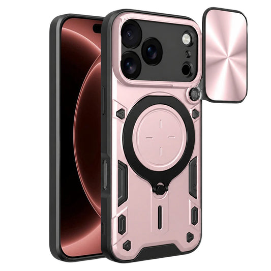 Funda para Apple iPhone 18 Pro Max / 17 Pro Max, Techsuit, CamGuard Pro, Rosa Dorado