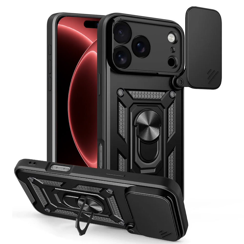 Funda para Apple iPhone 18 Pro Max / 17 Pro Max, Techsuit, CamShield, Negra