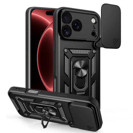 Funda para Apple iPhone 18 Pro Max / 17 Pro Max, Techsuit, CamShield, Negra