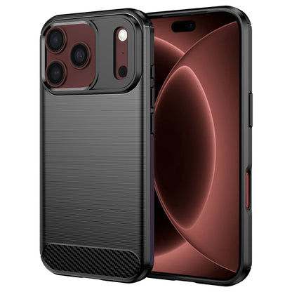 Funda para Apple iPhone 18 Pro Max / 17 Pro Max, Techsuit, Carbono, Negra