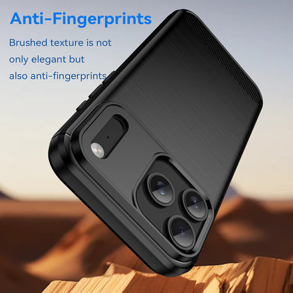 Funda para Apple iPhone 18 Pro Max / 17 Pro Max, Techsuit, Carbono, Negra