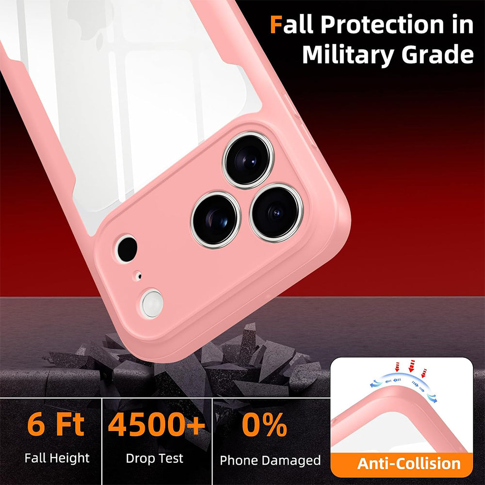Funda para Apple iPhone 18 Pro Max / 17 Pro Max, Techsuit, ColorVerse 360, Rosa