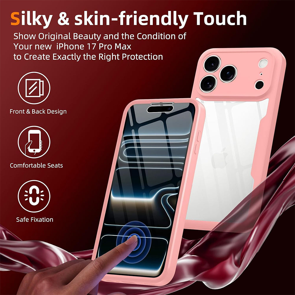 Funda para Apple iPhone 18 Pro Max / 17 Pro Max, Techsuit, ColorVerse 360, Rosa